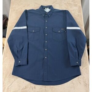 Workrite Uniform Flame Resistant Leadership Men's Size 52R Navy Blue NEW